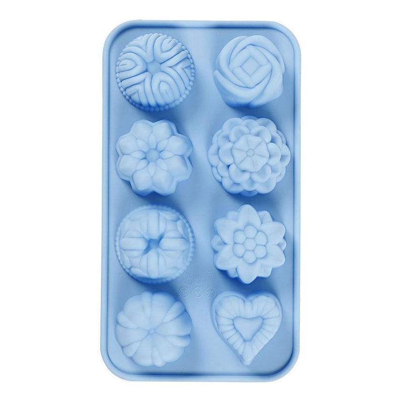 Load image into Gallery viewer, Creativ company siliconen gietmal cakejes blauw
