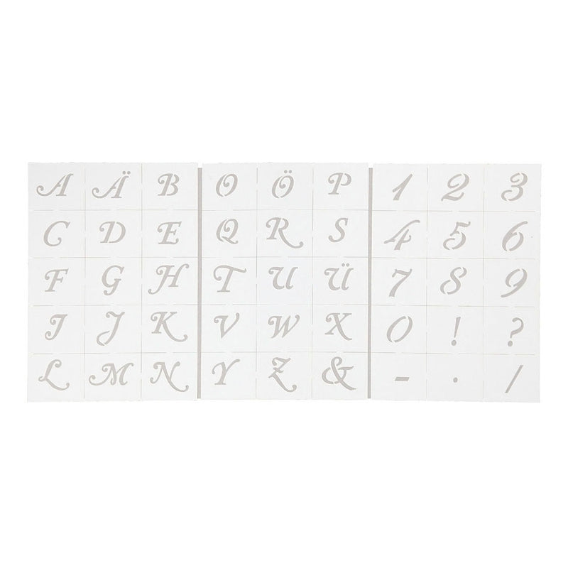 Afbeelding laden in galerijviewer, Creativ company letters en cijfers sjabloon
