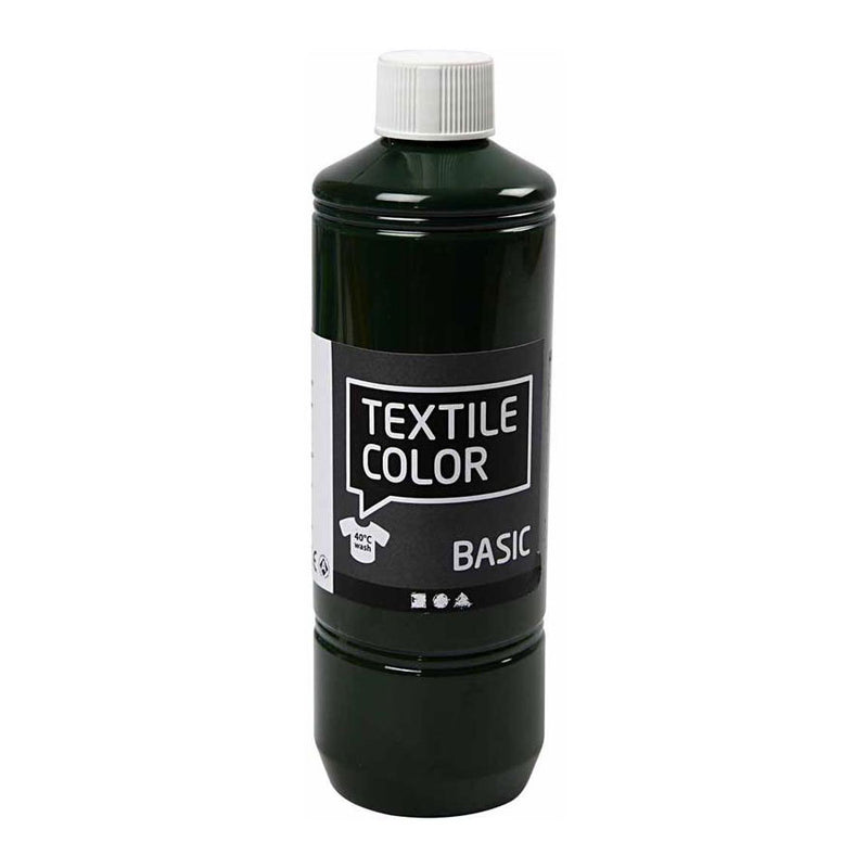 Load image into Gallery viewer, Creativ company textile color semi-dekkende textielverf - olijfgroen, 500ml
