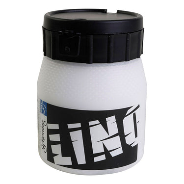 Creativ company linoleum verf - wit, 250ml