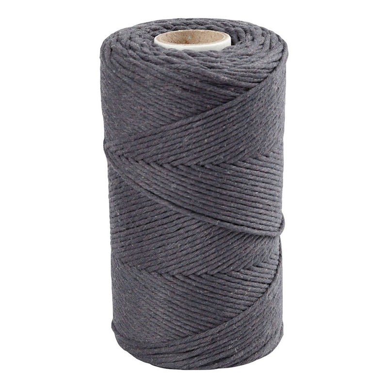Load image into Gallery viewer, Creativ company macrame koord grijs, 198m
