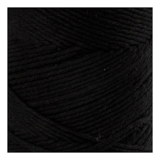 Creativ company macrame koord zwart, 198m