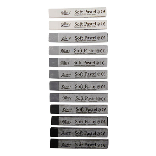 Creativ company https: www.cchobby.nl gallery-soft-pastel-set-l-6-5-cm-dikte-10-mm-zwart-wit-harmonie-12-stuk-1-doos