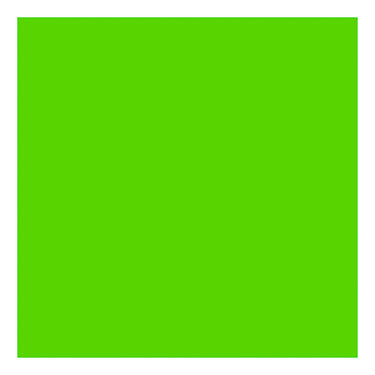 Creativ company textile color semi-dekkende textielverf - neon groen, 500ml