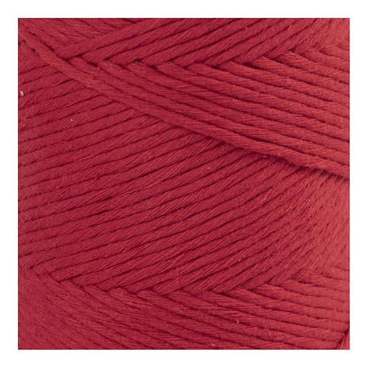 Creativ company macrame koord - rood, 198m