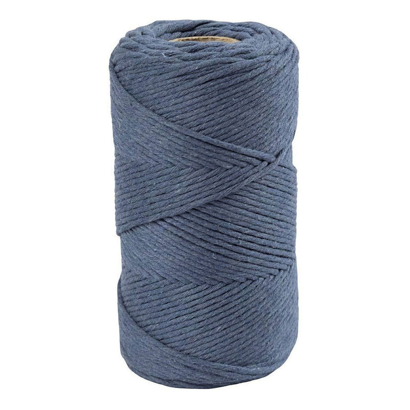 Load image into Gallery viewer, Creativ company macrame koord - blauw, 198m

