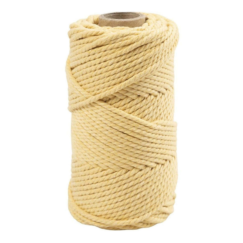 Load image into Gallery viewer, Creativ company macrame koord lichtgeel, 55m
