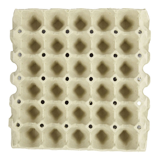 Creativ company eiertray karton knutsel 29x29cm 20 stuks grijs.