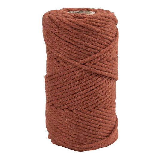 Creativ company macrame koord bunt orange, 55m
