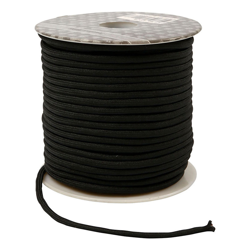 Load image into Gallery viewer, Creativ company polyester koord zwart, 40m
