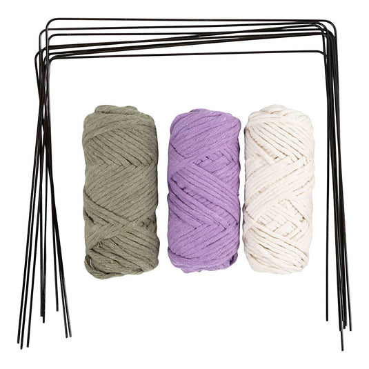 Creativ company http: www.cchobby.nl hobbyset-macrame-glasdecoratie-1-doos