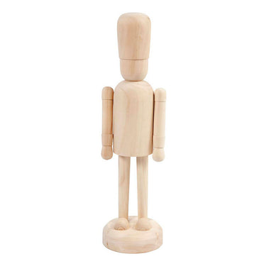 Creativ company houten figuur op voet, 45cm