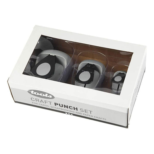 Creativ company ponsen set, ei, afm 25+50+76 mm, 3 stuk 1 doos