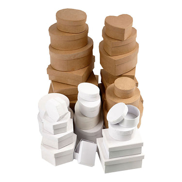 Creativ company http: www.cchobby.nl dozen-afm-6-5-18-cm-bruin-wit-30-stuk-1-set
