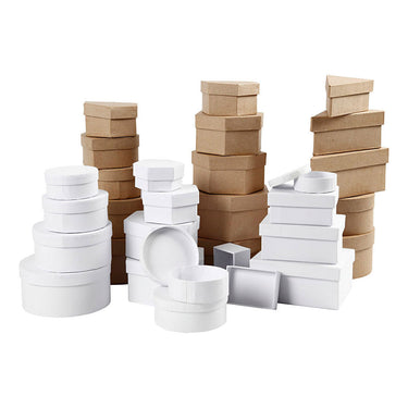 Creativ company http: www.cchobby.nl dozen-afm-6-5-18-cm-bruin-wit-30-stuk-1-set