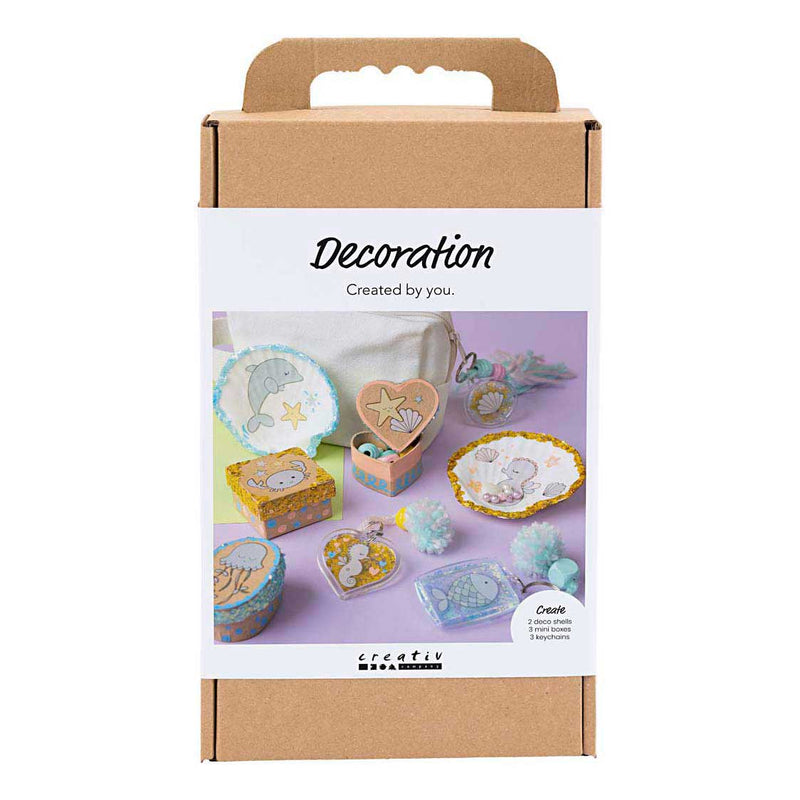 Load image into Gallery viewer, Creativ company mini hobbyset - schelpen en sleutelhangers
