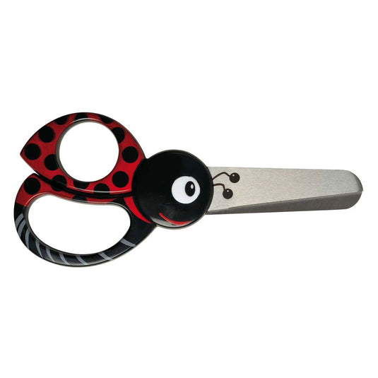 Creativ company fiskars kinderschaar met dierenmotief lieveheersbeestje - 13cm