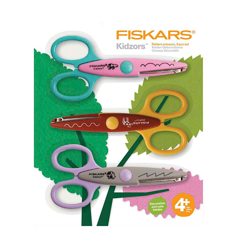 Load image into Gallery viewer, Creativ company fiskars kidzors kartelscharen nijlpaard kameel egel- 3st.
