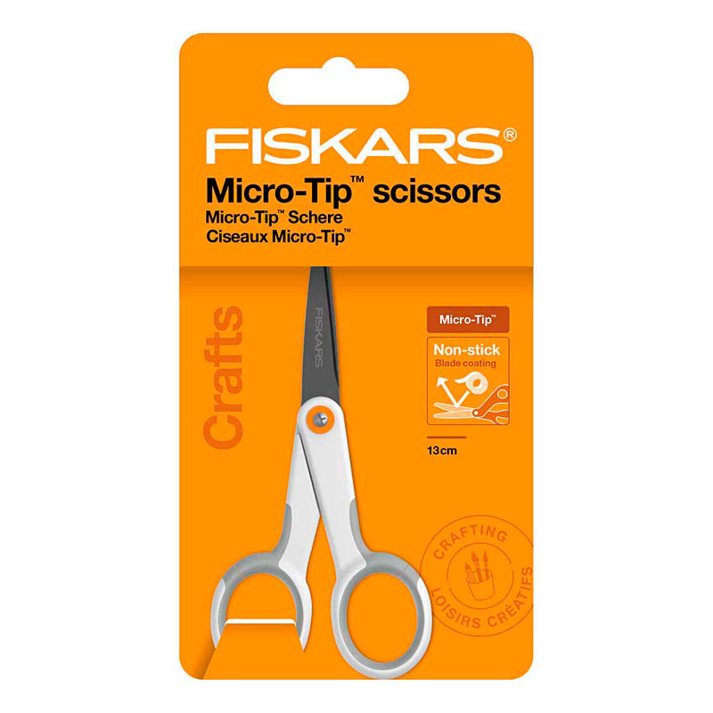 Afbeelding laden in galerijviewer, Creativ company fiskars algemene schaar non-stick rechtshandig - 12cm
