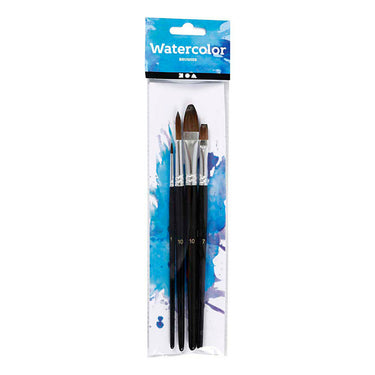 Creativ company cc aquarelpenselen set 4 stuks