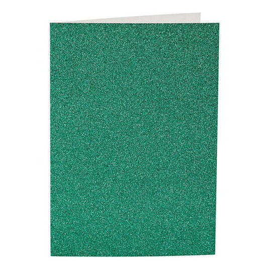 Creativ company http: www.cchobby.nl kaarten-en-enveloppen-afmeting-kaart-10-5x15-cm-afmeting-envelop-11-5x16-5-cm-glitter-110-250-gr-groen-4-set-1-doos