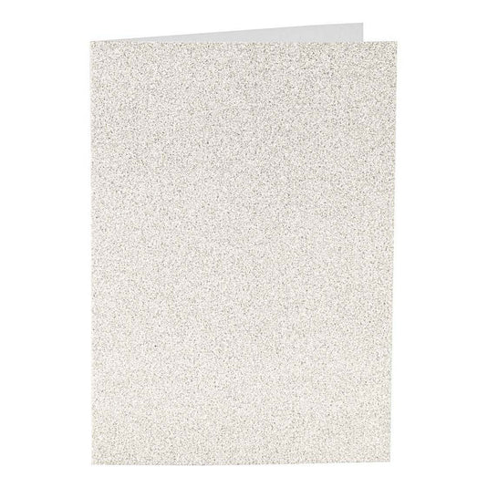 Creativ company http: www.cchobby.nl kaarten-en-enveloppen-afmeting-kaart-10-5x15-cm-afmeting-envelop-11-5x16-5-cm-glitter-120-250-gr-wit-4-set-1-doos