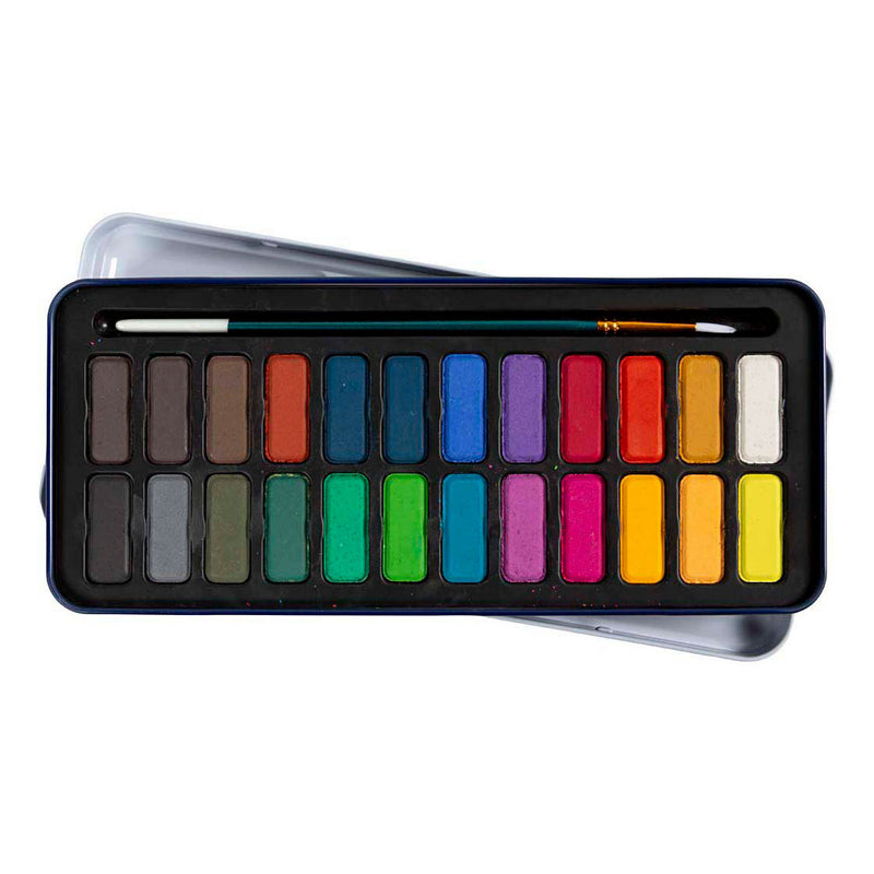 Load image into Gallery viewer, Colortime aquarelset diverse kleuren - 24 kleuren
