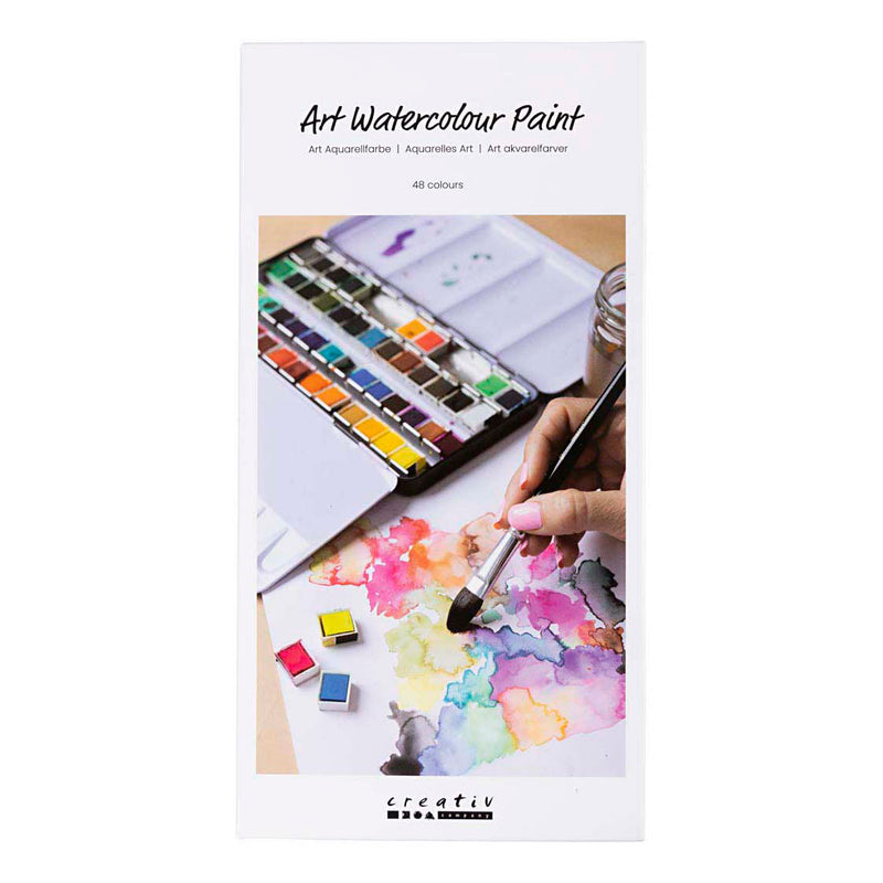 Load image into Gallery viewer, Creotime art aquarelverf standaardkleuren - 48 kleuren
