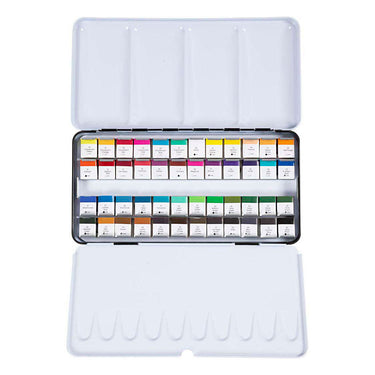 Creotime art aquarelverf standaardkleuren - 48 kleuren