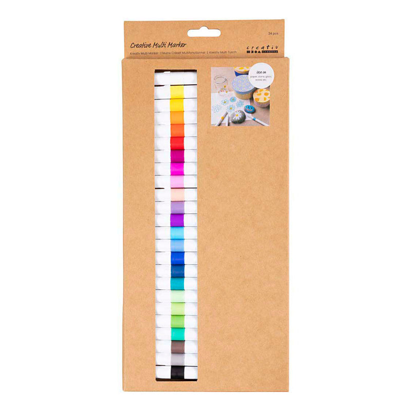 Afbeelding laden in galerijviewer, Creativ company creatieve multi stift 4mm diverse kleuren - 24st.
