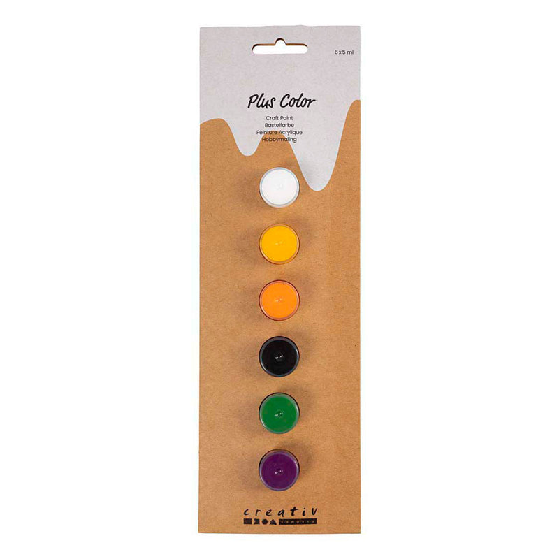 Load image into Gallery viewer, Creativ company plus color acrylverf halloweenkleuren - 6x5ml.
