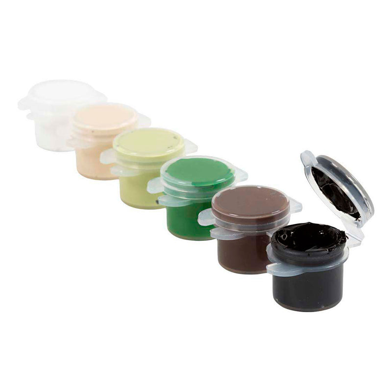 Load image into Gallery viewer, Creativ company plus color acrylverf naturel kleuren - 6x5ml.
