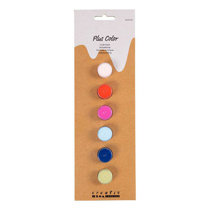 Load image into Gallery viewer, Creativ company plus color acrylverf sterke kleuren - 6x5ml.
