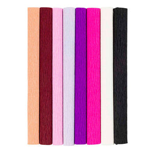 Creativ company crêpepapier paars en roze harmonie 8 vel