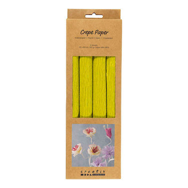 Creativ company crepepapier lichtgroen - 4st.
