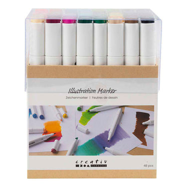 Creativ company https: www.cchobby.nl tekenstift-lijndikte-1-8-mm-standaardkleuren-48-stuk-1-doos