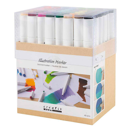 Creativ company https: www.cchobby.nl tekenstift-lijndikte-1-8-mm-standaardkleuren-48-stuk-1-doos