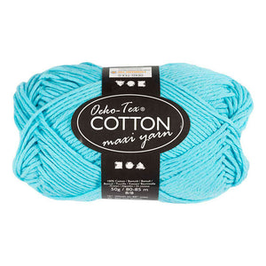 Creativ company katoengaren afm 8 8 l: 80-85 m turquoise - 50gr.