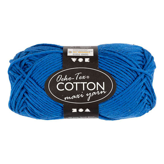 Creativ company katoengaren afm 8 8 l: 80-85 m kobalt blauw - 50gr.