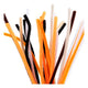 Creativ company chenille 6mm x 30cm halloween kleuren - 25st.
