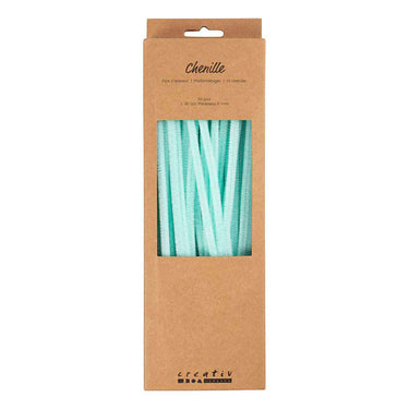 Creativ company chenille 6mm x 30cm licht turquoise - 50st.
