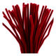 Creativ company chenille 6mm x 30cm donkerrood - 50st.