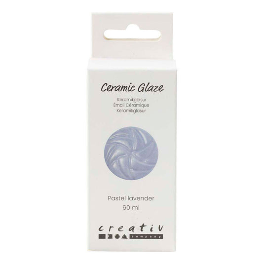 Creativ company keramiek glazuur 984-1101 c dekkend pastel lavender - 60ml