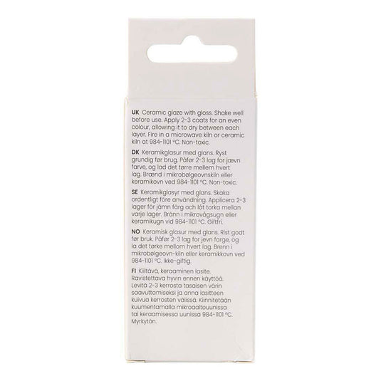 Creativ company keramiek glazuur 984-1101 c dekkend apricot - 60ml