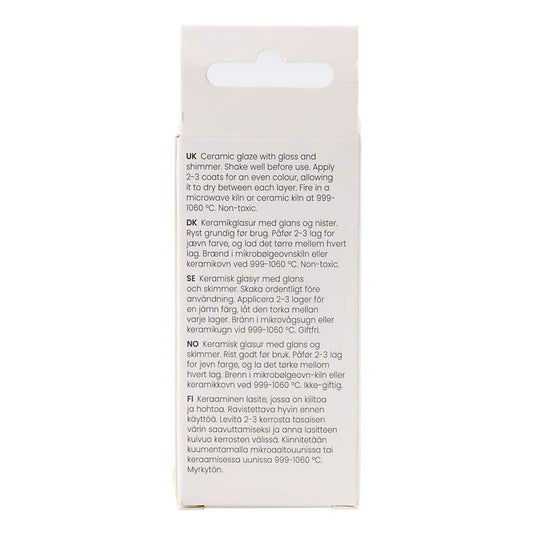 Creativ company gespikkeld keramiek glazuur 999-1060 c dekkend yellow haze - 60ml