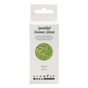 Creativ company gespikkeld keramiek glazuur 999-1060 c dekkend figaro - 60ml