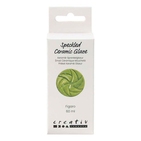 Creativ company gespikkeld keramiek glazuur 999-1060 c dekkend figaro - 60ml