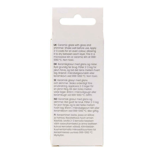 Creativ company gespikkeld keramiek glazuur 999-1060 c dekkend rusty nail - 60ml