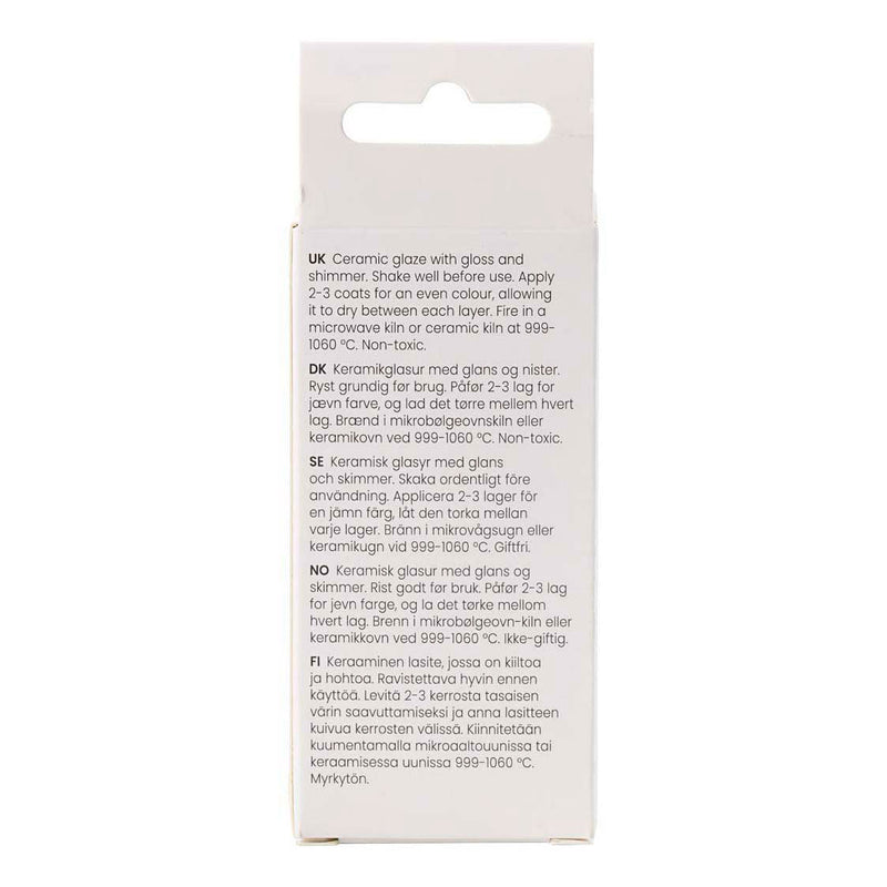 Load image into Gallery viewer, Creativ company gespikkeld keramiek glazuur 999-1060 c dekkend tutto nero - 60ml
