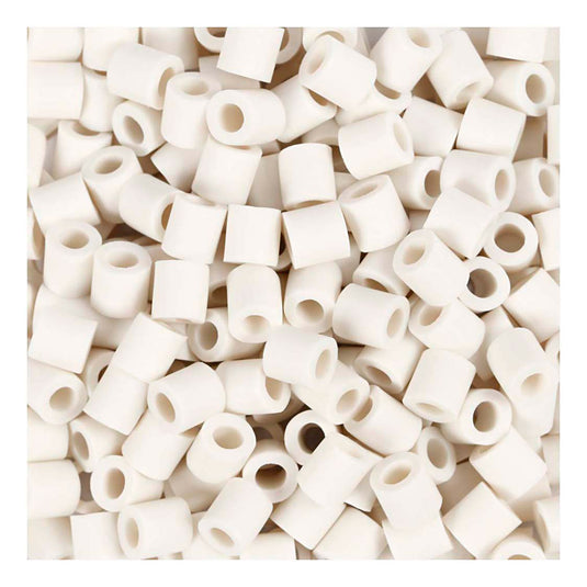 Creativ company nabbi biobeads 5x5mm wit - 3000st.